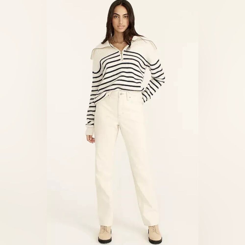 J.Crew Slouchy Boyfriend Jean, Winter White, Women’s Size 24